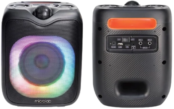 Microlab PT601W karaoke zvučnik 80W, Bluetooth, LED, 7,4V/3600mAh, Aux, USB, microSD, FM + Mic*1kom TV, AUDIO,VIDEO