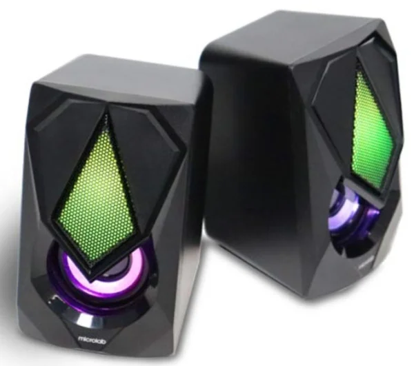 Microlab B-25 Stereo zvučnici black, 6W RMS (2 x 3W), USB power, 3,5mm RGB TV, AUDIO,VIDEO