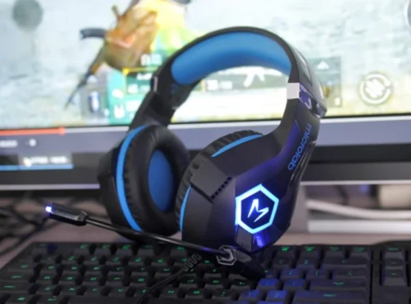 Microlab G7 Gejmerske slušalice sa mikrofonom 40mm/32Ohm, color LED, BLUE 3.5mm + USB IT KOMPONENTE I PERIFERIJA