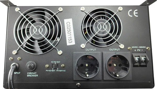 Gembird UPS-PSW-MPPT-2500VA LONG MPPT, cist sinusni pretvarac sa produzenom autonomijom 1800W-220V/24V IT KOMPONENTE I PERIFERIJA