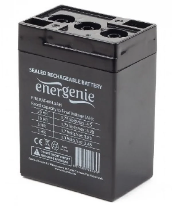 Gembird BAT-6V4.5AH Punjiva baterija 6V 4.5AH 70x47x101mm IT KOMPONENTE I PERIFERIJA