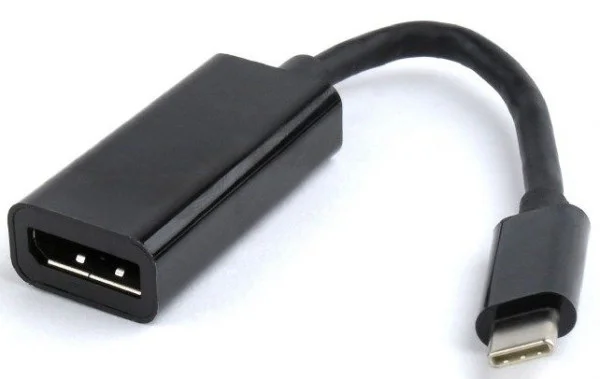 Gembird A-CM-DPF-01 USB-C to DisplayPort adapter, black IT KOMPONENTE I PERIFERIJA
