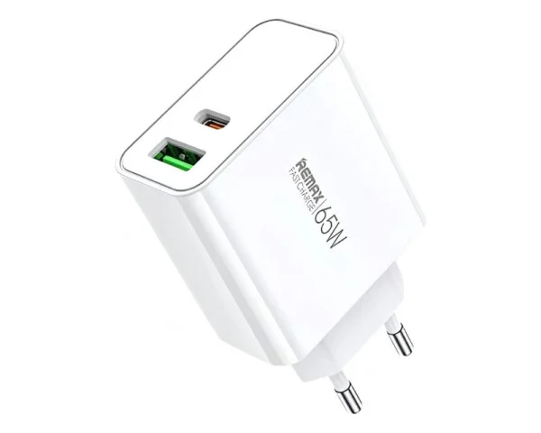 REMAX Strujni Fast punjac Kiddy 1xUSB3.0+1 xTIP C 65W RP-U125, beli  MOBILNI TELEFONI I TABLETI