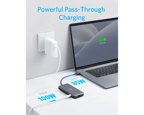 ANKER USB-C Data Hub 8u1 10Gbps crni  MOBILNI TELEFONI I TABLETI