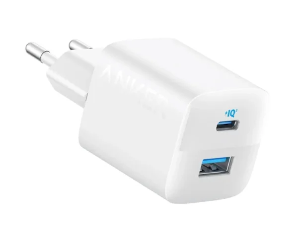 ANKER 323 33W USB-C zidni punjač 2-porta (USB-A i USB-C), beli  MOBILNI TELEFONI I TABLETI