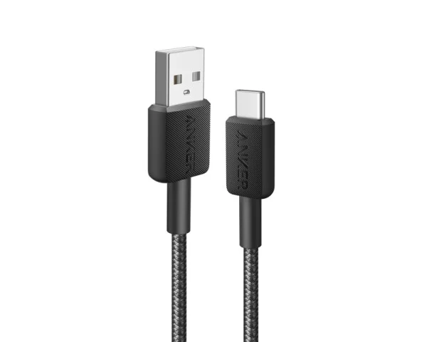 ANKER 322 USB tip-A na USB tip-C kabl MM 1.8m, 18W, pleteni, crni  MOBILNI TELEFONI I TABLETI