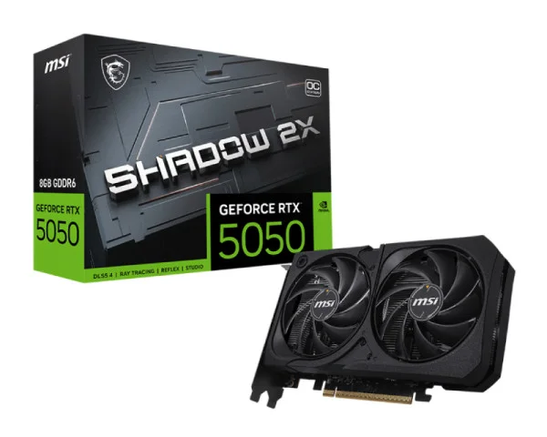 MSI nvidia RTX 5050 8G 128bit GeForce RTX 5050 8G SHADOW 2X OC grafička karta IT KOMPONENTE I PERIFERIJA