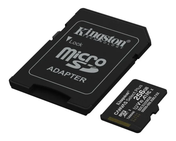 KINGSTON Memorijska kartica U1 V10 SDXC 256GB Canvas Select Plus G3 150R SDCS3256GB + adapter  IT KOMPONENTE I PERIFERIJA