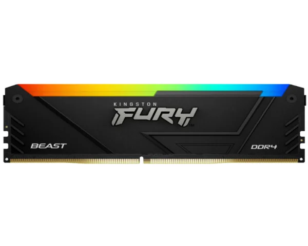 KINGSTON DIMM DDR4 8GB 3600MTs KF436C17BB2A8 Fury Beast RGB Black XMP  IT KOMPONENTE I PERIFERIJA