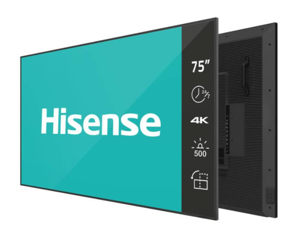 HISENSE 75 inča 75DM66D 4K UHD 500 nita Digital Signage Display - 247 Operation  IT KOMPONENTE I PERIFERIJA