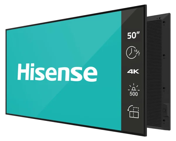 HISENSE 50 inča 50GM50D 4K UHD 500 nita Digital Signage Display - 187 Operation  IT KOMPONENTE I PERIFERIJA