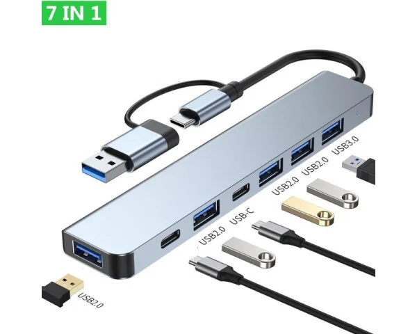 E-GREEN USB 3.1 tip C - HUB Superbrzi 7port USB 3.0  IT KOMPONENTE I PERIFERIJA