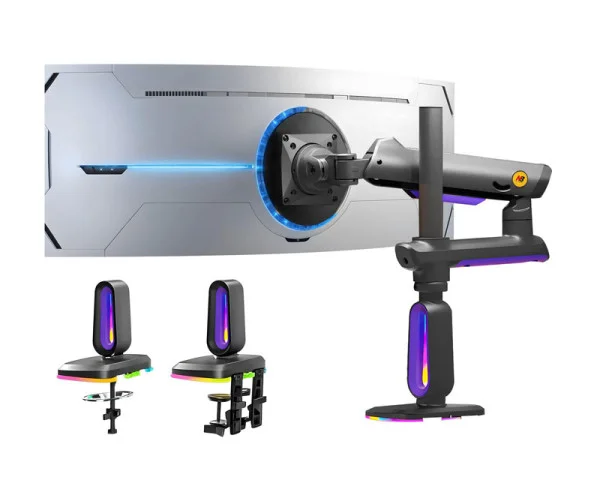 NORTH BAYOU G80 Gaming stoni nosač za monitor mat crni IT KOMPONENTE I PERIFERIJA