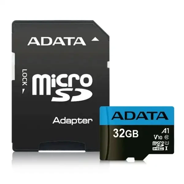 Micro SD Card 32GB AData + Sd adapter AUSDH32GUICL10A IT KOMPONENTE I PERIFERIJA