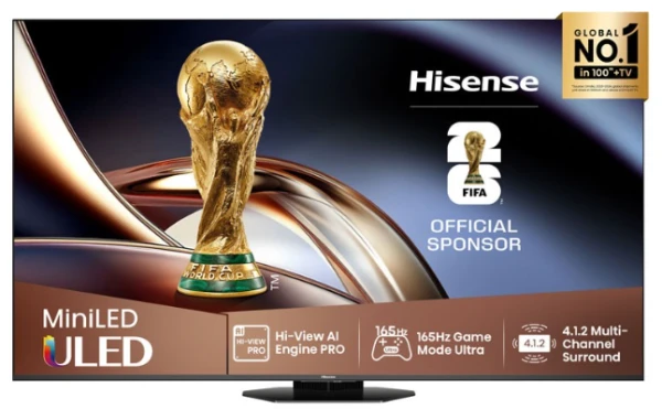 HISENSE 100 inča 100U8Q ULED Mini-LED 4K UHD Smart TV  TV, AUDIO,VIDEO
