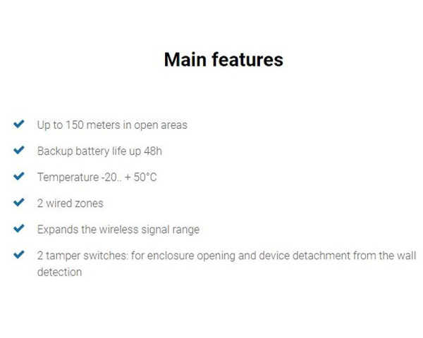 ELDES EWR2 Bez.ripiter signala  POKUĆSTVO