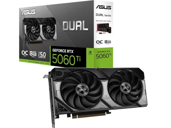 ASUS Grafička karta DUAL-RTX5060TI-O8G (DUAL-RTX5060TI-O8G) IT KOMPONENTE I PERIFERIJA