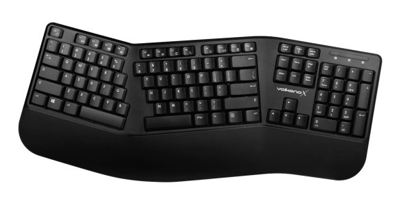 VolkanoX Tastatura Wireless Ergo US VK-20300-BKV2 crna IT KOMPONENTE I PERIFERIJA
