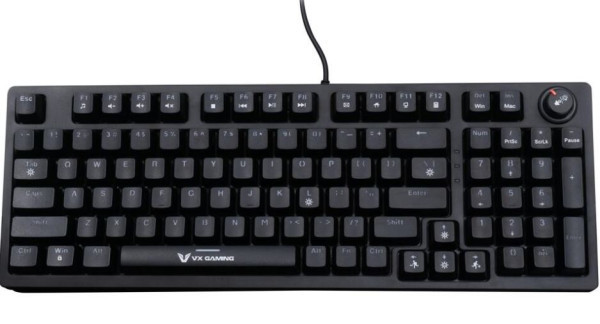 VolkanoX Tastatura USB VX Warborn RBG VX-231-BK US crna IT KOMPONENTE I PERIFERIJA