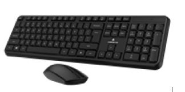VolkanoX Tastatura + miš Wireless Opal VK-20249-BK, US crna IT KOMPONENTE I PERIFERIJA