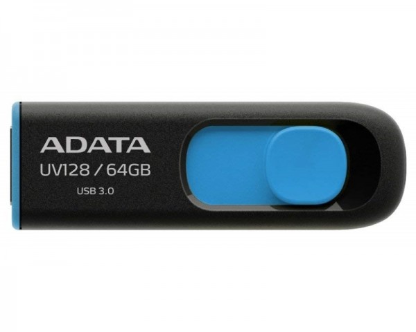A-DATA 64GB 3.1 AUV128-64G-RBE crno plavi IT KOMPONENTE I PERIFERIJA