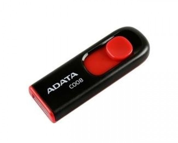 A-DATA 64GB 2.0 AC008-64G-RKD crno crveni IT KOMPONENTE I PERIFERIJA