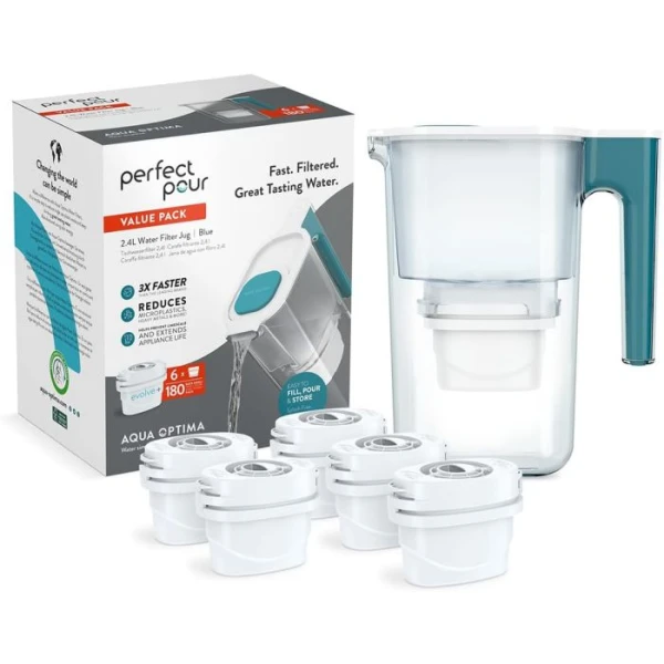 Aqua Optima PP1008 Perfect Pour 2.4L +6 filtera tirkiz KUĆNI APARATI
