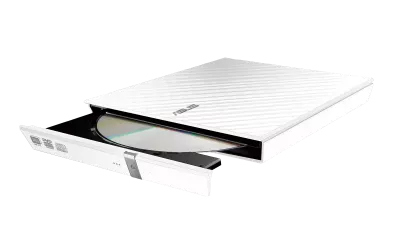 Asus DVD-RW eksterni SDRW-08D2S-U LITEWHTGAS, USB, Mac, White (90-DQ0436-UA221KZ)  TV, AUDIO,VIDEO