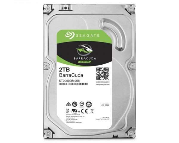 SEAGATE 2TB 3.5'' SATA III 256MB 7.200rpm ST2000DM008 Barracuda IT KOMPONENTE I PERIFERIJA