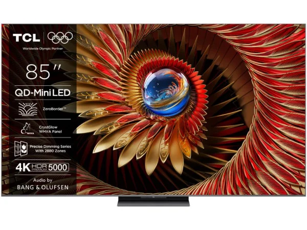 TCL Televizor 85C8K QLED Mini LED 85'' 4K UHD 144Hz Google TV crna TV, AUDIO,VIDEO