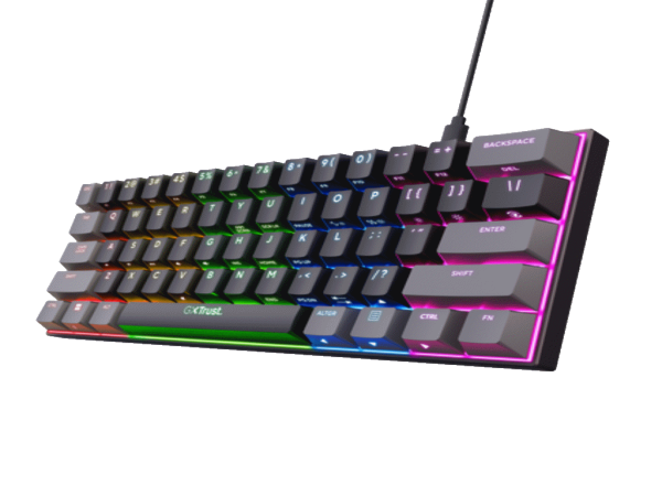 Trust Tastatura TRUST GXT867 ACIRA 60% MINIGaming US crna (24882)  IT KOMPONENTE I PERIFERIJA