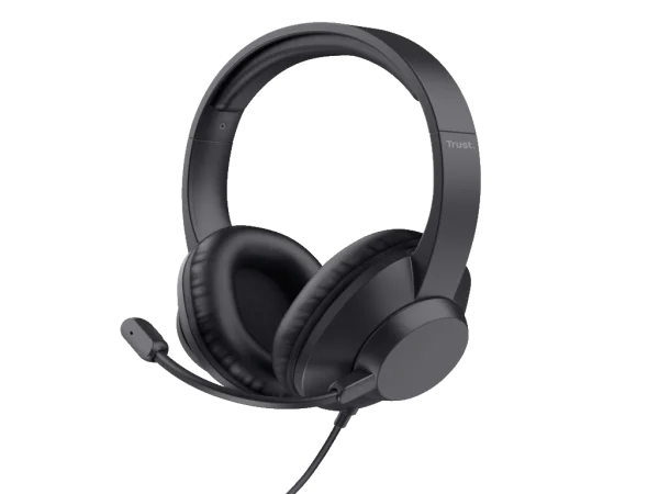 Trust Slušalice AYDA MAX USB, USB-C, USB-A crna (25461)  IT KOMPONENTE I PERIFERIJA