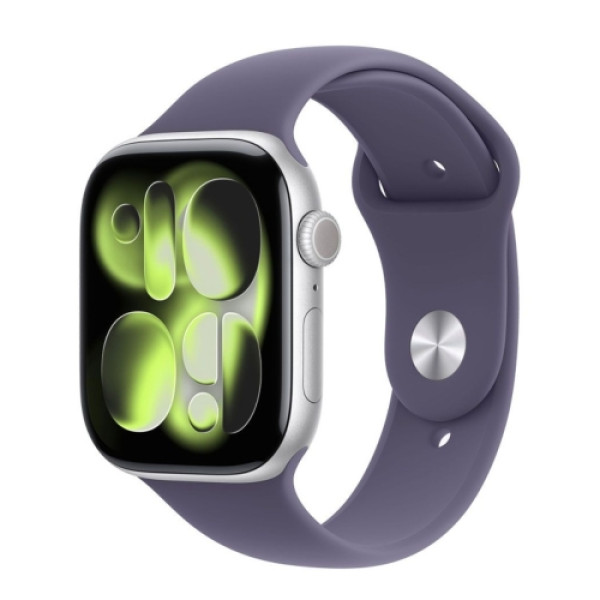 Apple Watch S11 GPS 46mm Silver Aluminium Case with Purple Fog Sport Band - ML meva4rka MOBILNI TELEFONI I TABLETI
