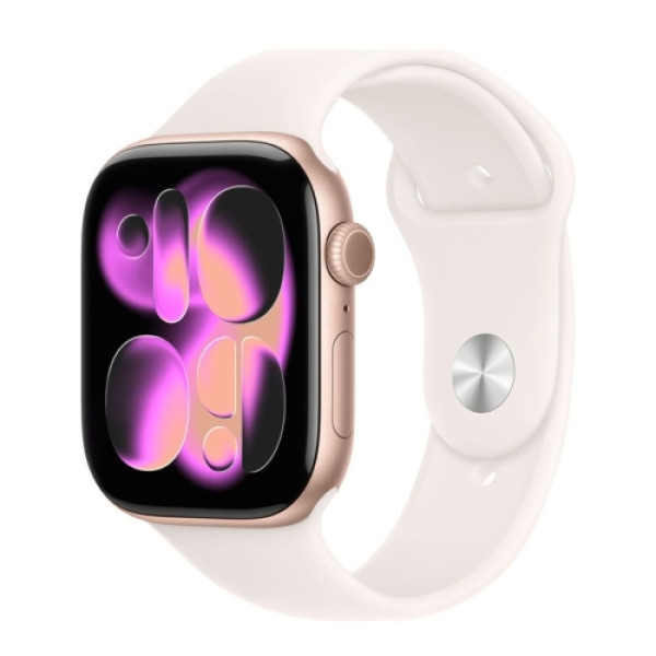 Apple Watch S11 GPS 46mm Rose Gold Aluminium Case with Light Blush Sport Band - SM mev64rka MOBILNI TELEFONI I TABLETI