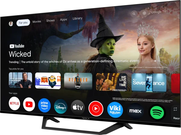 Tesla Televizor 43E655BFS 43'' smart Google TV crna TV, AUDIO,VIDEO