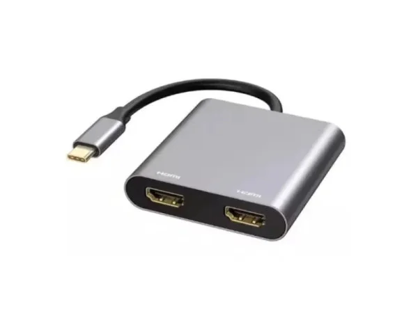 E-GREEN Adapter USB 3.1 tip C (M) - 2 x HDMI  IT KOMPONENTE I PERIFERIJA