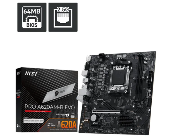 MSI PRO A620AM-B EVO matična ploča IT KOMPONENTE I PERIFERIJA