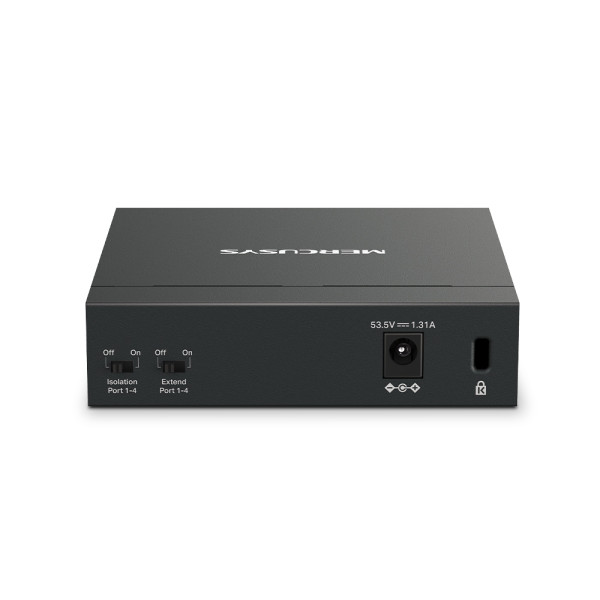 MERCUSYS MS105GP(UN) 5-Port Gigabit Desktop Switch with 4- Port PoE+  IT KOMPONENTE I PERIFERIJA