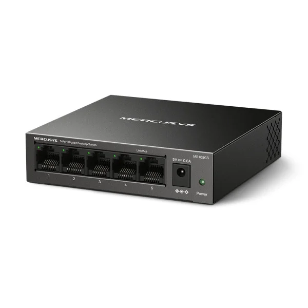 MERCUSYS MS105GS(UN) 5-Port Gigabit Desktop Switch  IT KOMPONENTE I PERIFERIJA