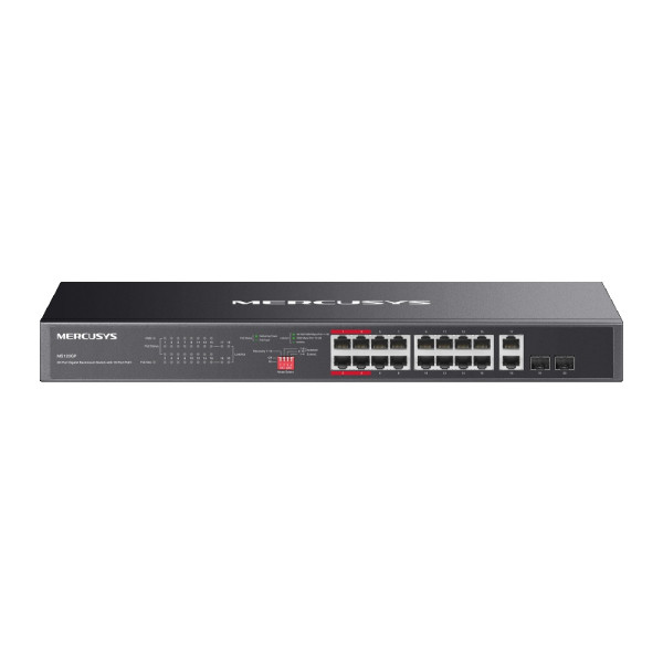 MERCUSYS MS120GP(UN) 20-Port Gigabit Rackmount Switch with 16-Port PoE+  IT KOMPONENTE I PERIFERIJA
