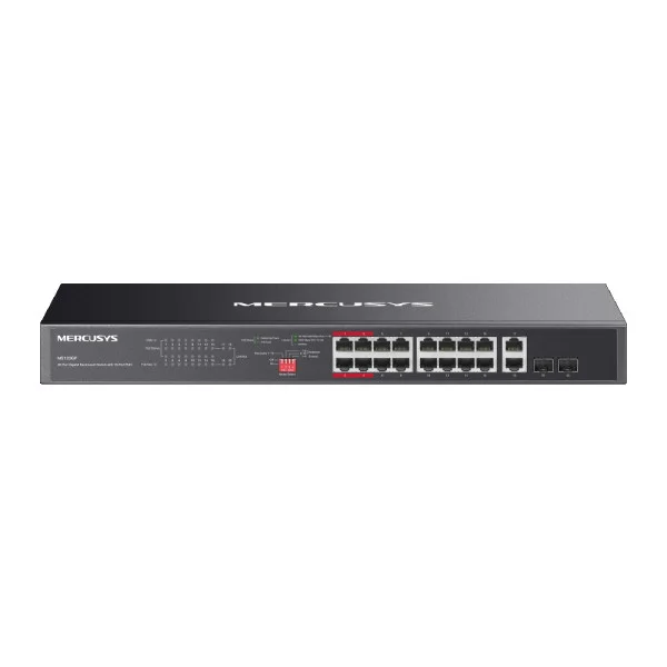 MERCUSYS MS120GP(UN) 20-Port Gigabit Rackmount Switch with 16-Port PoE+  IT KOMPONENTE I PERIFERIJA