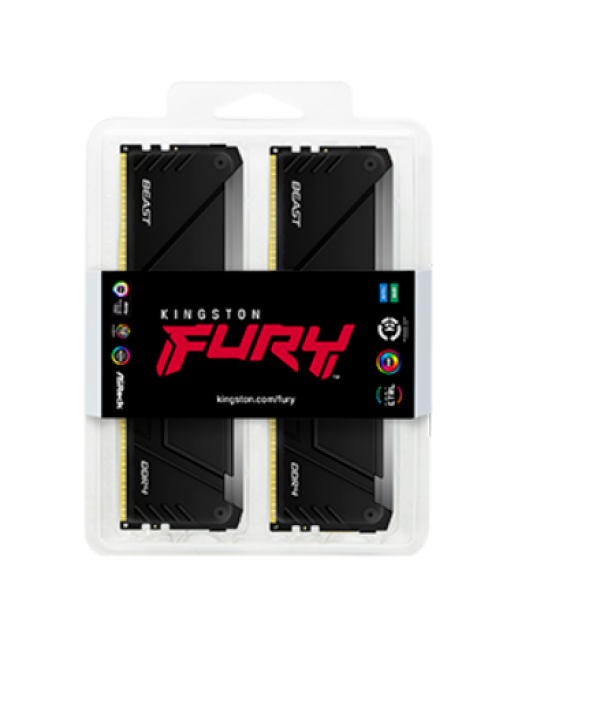 Kingston RAM DIMM DDR5 32GB (2x16GB) 5600MHz Fury Beast KF556C40BBK2-32 IT KOMPONENTE I PERIFERIJA