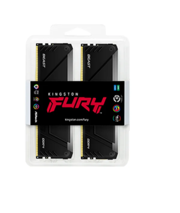 Kingston RAM DIMM DDR5 32GB (2x16GB) 5600MHz Fury Beast KF556C40BBK2-32 IT KOMPONENTE I PERIFERIJA