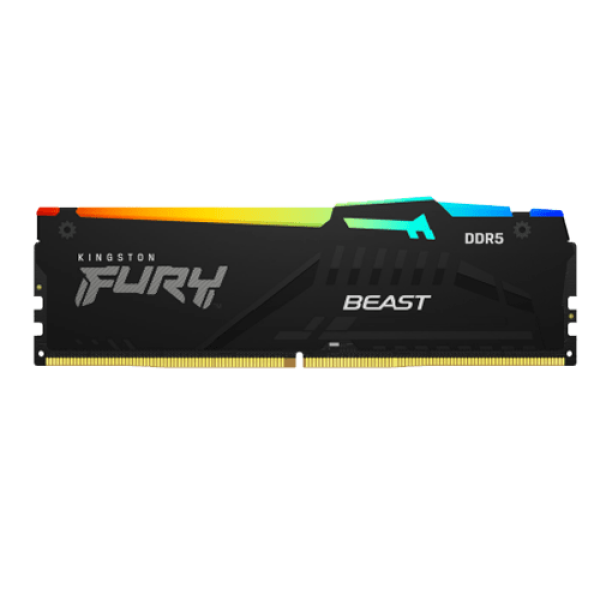 Kingston RAM DDR5 64GB (2x32GB kit) 5600MTs KF556C40BBAK2-64 Fury Beast RGB IT KOMPONENTE I PERIFERIJA