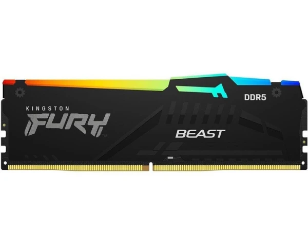 KINGSTON DIMM DDR5 16GB 6800MTs KF568C34BBEA-16 FURY Beast Black RGB EXPO  IT KOMPONENTE I PERIFERIJA