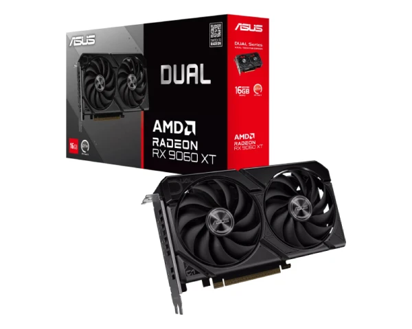 ASUS AMD Radeon RX 9060 XT 16GB 128bit DUAL-RX9060XT-16G grafička karta IT KOMPONENTE I PERIFERIJA