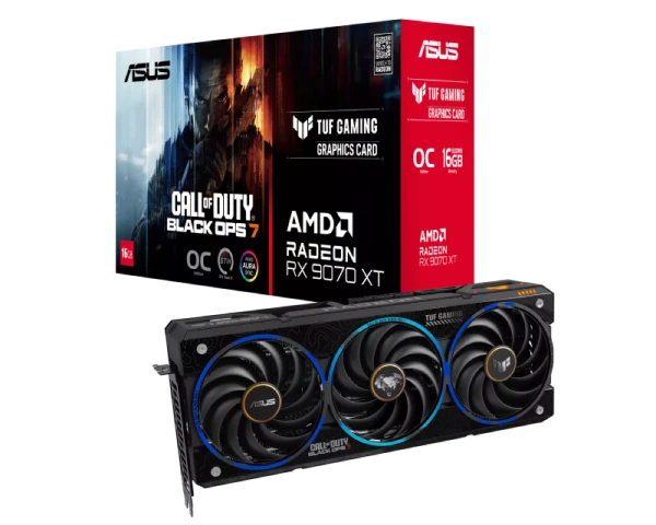 ASUS AMD Radeon RX 9070 XT COD BO7 special edition 16GB TUF-RX9070XT-O16G-COD-BO7 grafička karta IT KOMPONENTE I PERIFERIJA