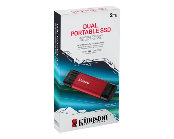 KINGSTON Dual Portable 2TB eksterni SSD SPSD2TB  IT KOMPONENTE I PERIFERIJA