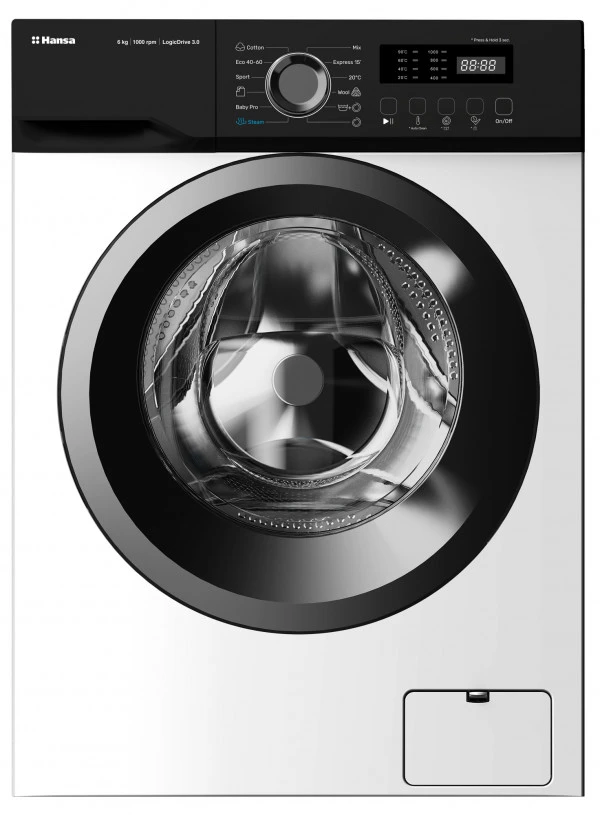 Hansa WHS6100D2BSW Mašina za pranje veša BELA TEHNIKA