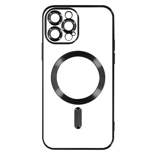 Silikonska futrola Magsafe Iphone 12 PRO MAX CRNA MOBILNI TELEFONI I TABLETI